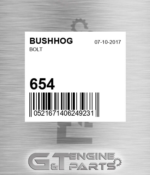 654 Bolt