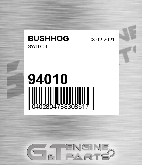 94010 BUSHHOG Switch
