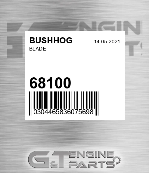 68100 BUSHHOG Blade