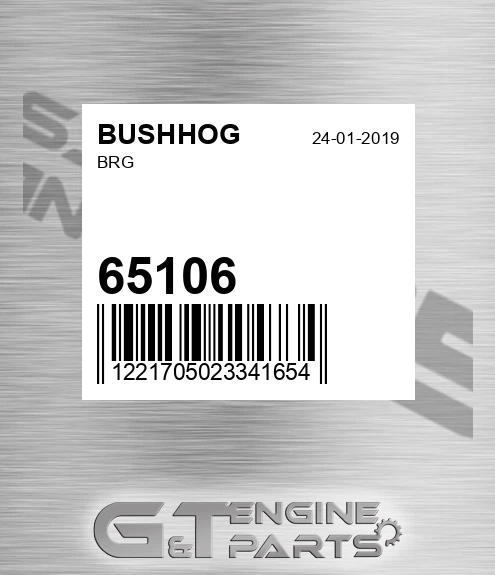 65106 BUSHHOG Brg