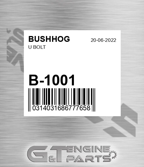 B-1001 U Bolt