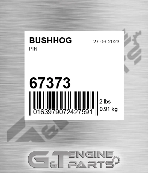 67373 BUSHHOG Pin