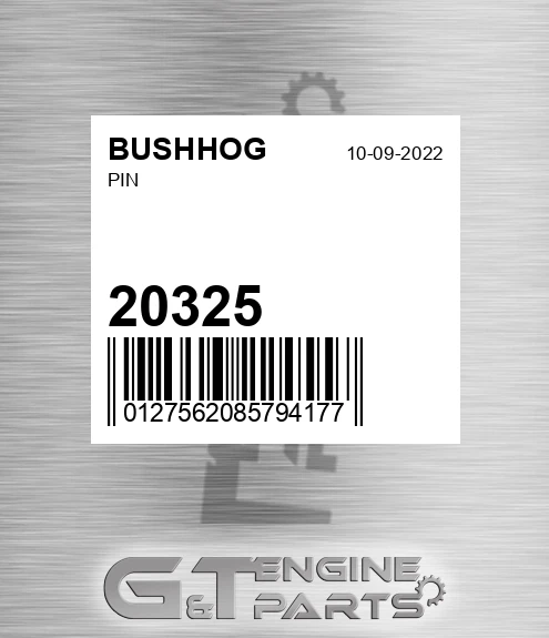 20325 BUSHHOG Pin