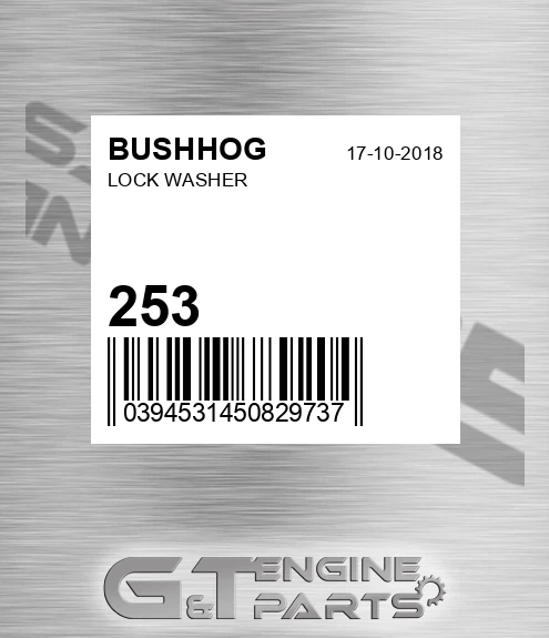253 Lock Washer