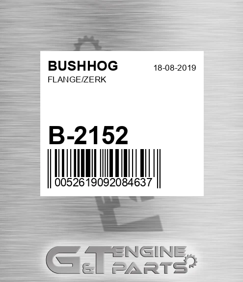 B-2152 Flange/zerk
