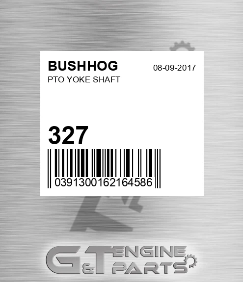 327 Pto Yoke Shaft