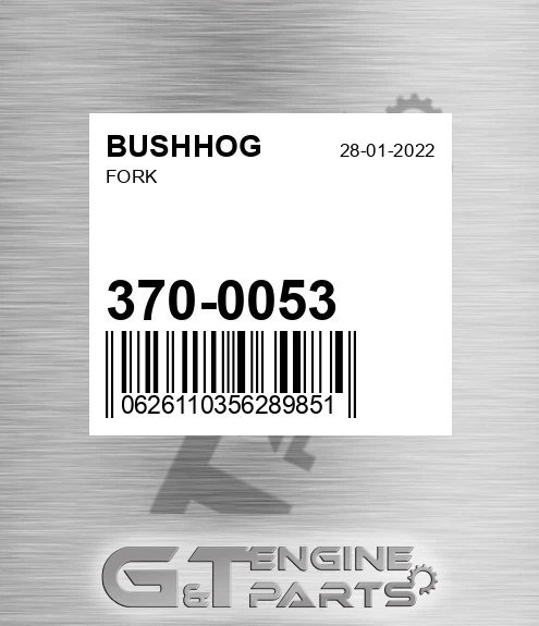 370-0053 Fork