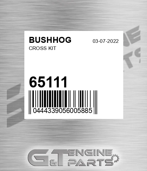 65111 BUSHHOG Cross Kit