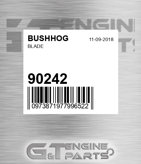 90242 BUSHHOG Blade