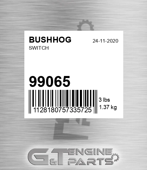 99065 BUSHHOG Switch