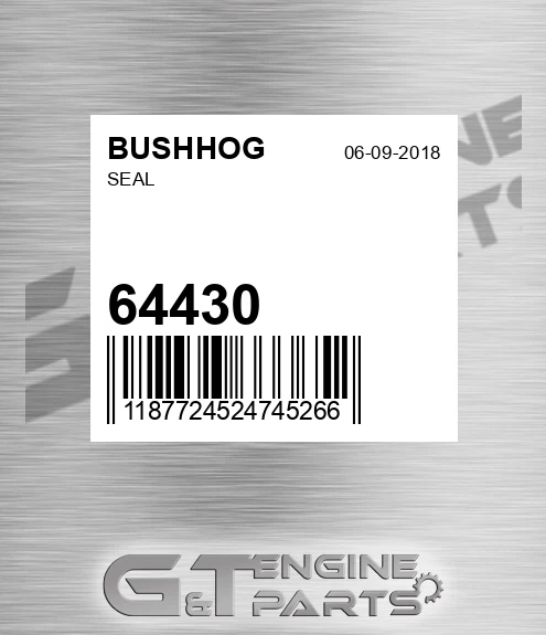 64430 BUSHHOG Seal