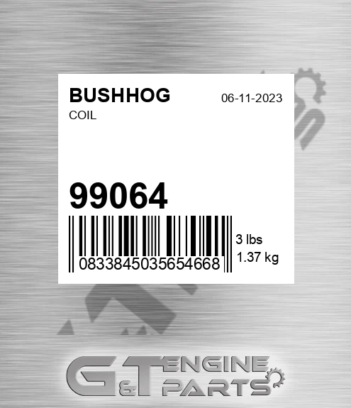 99064 BUSHHOG Coil