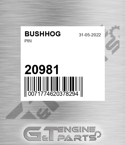 20981 Pin