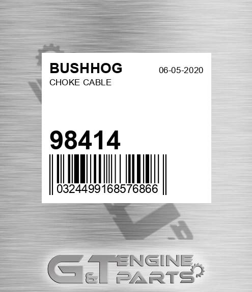 98414 Choke Cable