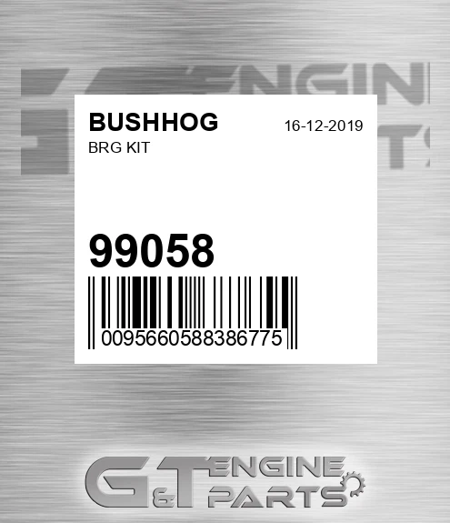 99058 BUSHHOG Brg Kit
