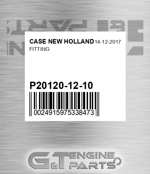 P20120-12-10 Fitting