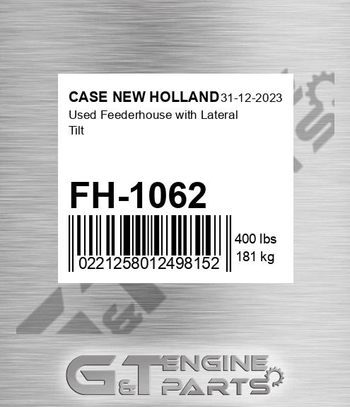 FH-1062 Used Feederhouse With Lateral Tilt for CASE NEW HOLLAND