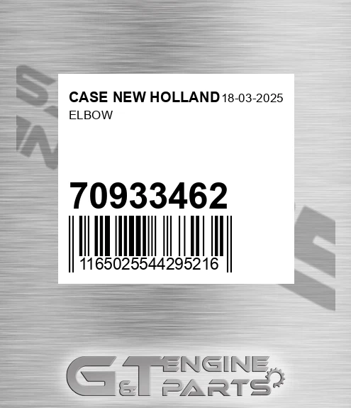 70933462 CASE NEW HOLLAND Elbow