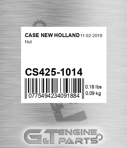 CS425-1014 Nut