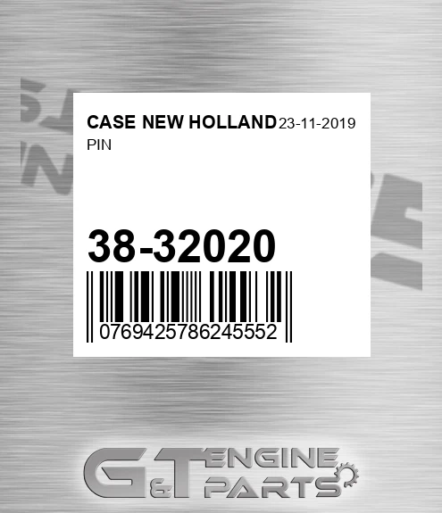 38-32020 Pin for CASE NEW HOLLAND