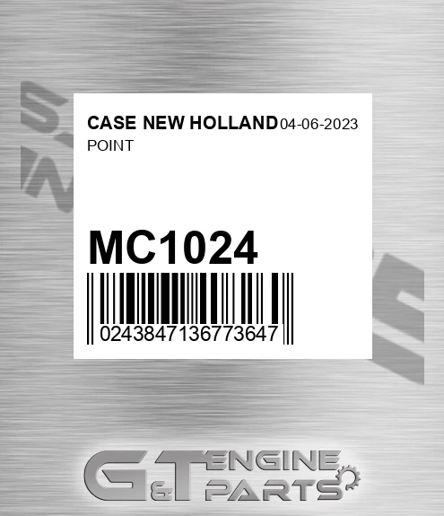 MC1024 CASE NEW HOLLAND Point