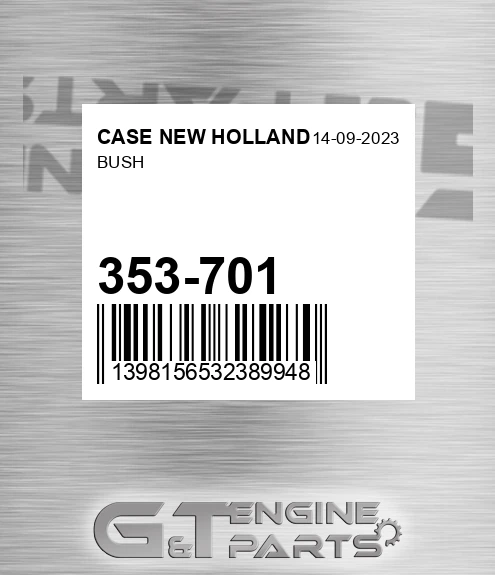 353-701 Bush for CASE NEW HOLLAND