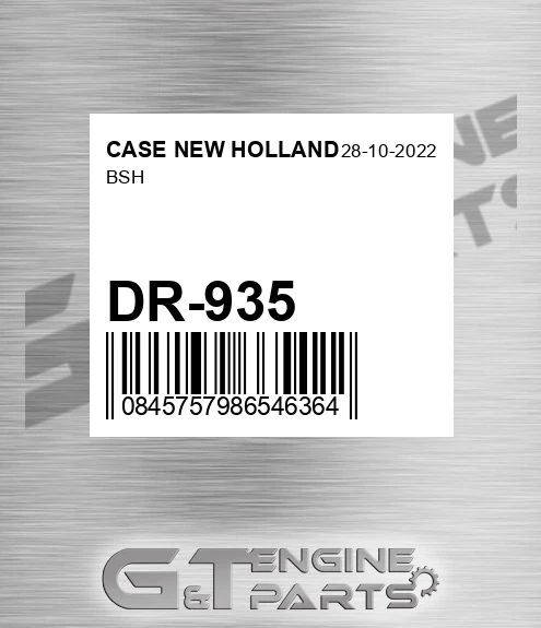 DR-935 Bsh for CASE NEW HOLLAND