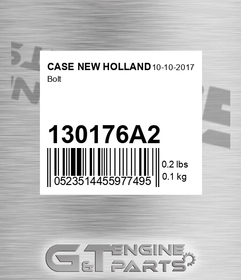 130176A2 Bolt