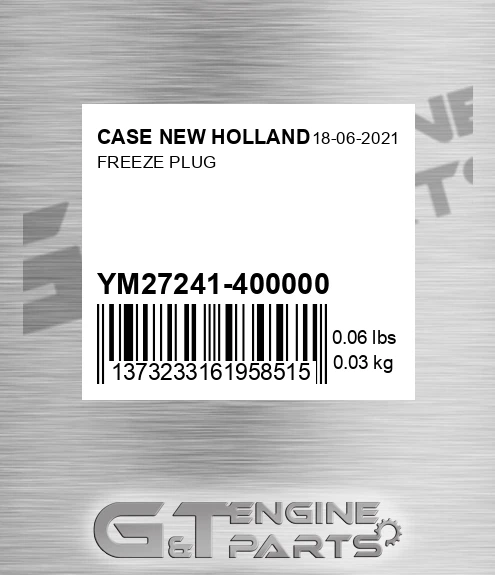 YM27241-400000 Freeze Plug