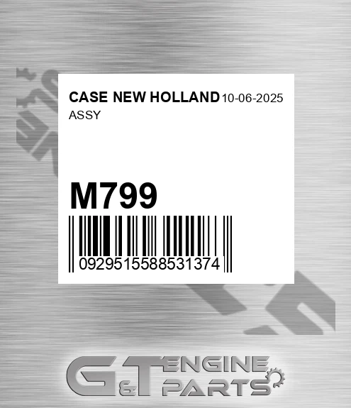 M799 CASE NEW HOLLAND Assy