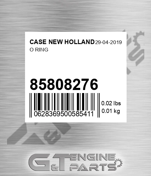 85808276 O Ring