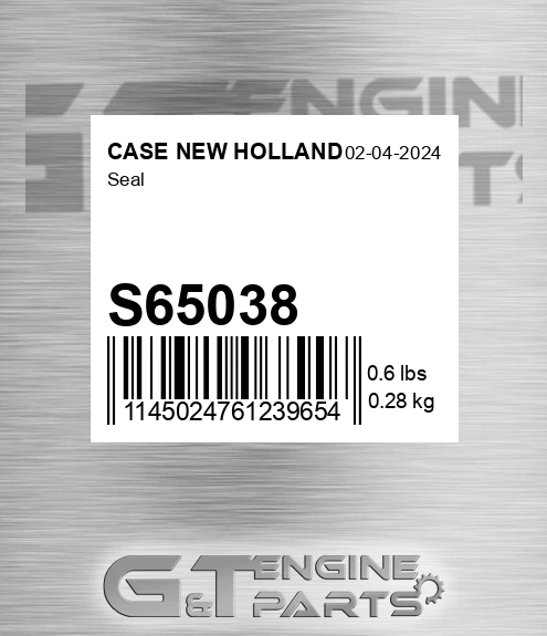 S65038 CASE NEW HOLLAND Seal