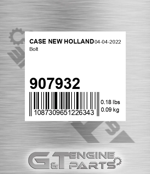 907932 Bolt