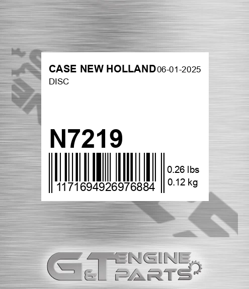 N7219 Disc