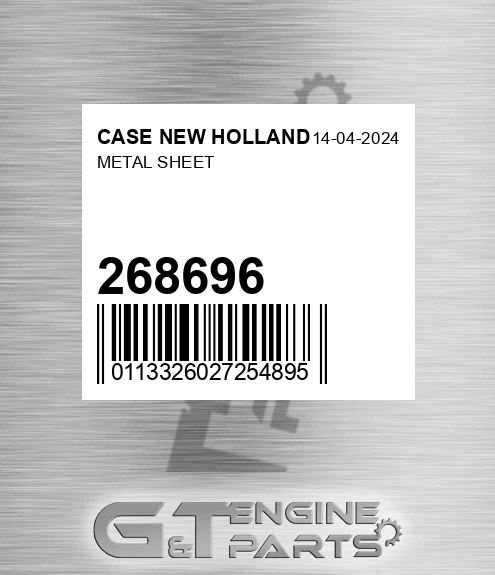 268696 Metal Sheet