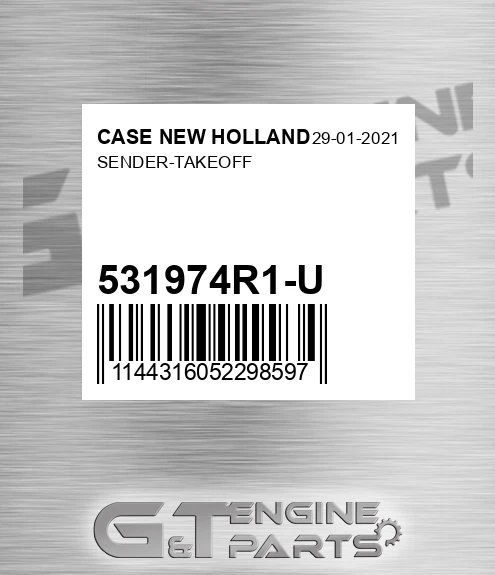 531974R1-U Sender-takeoff