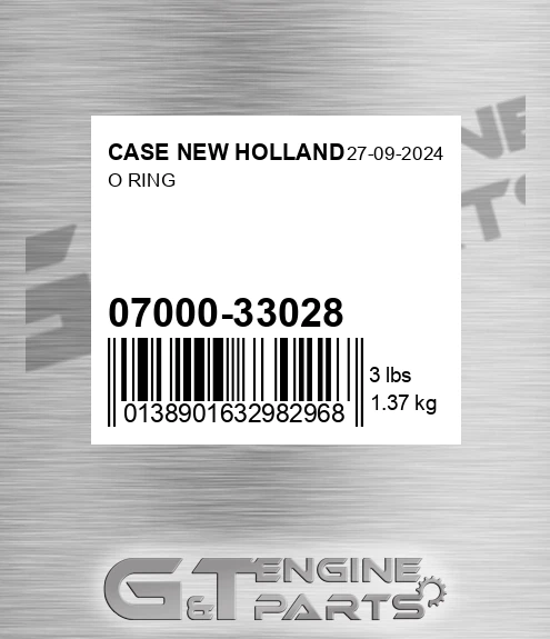 07000-33028 O Ring