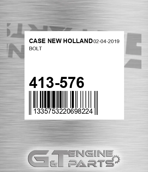 413-576 Bolt for CASE NEW HOLLAND