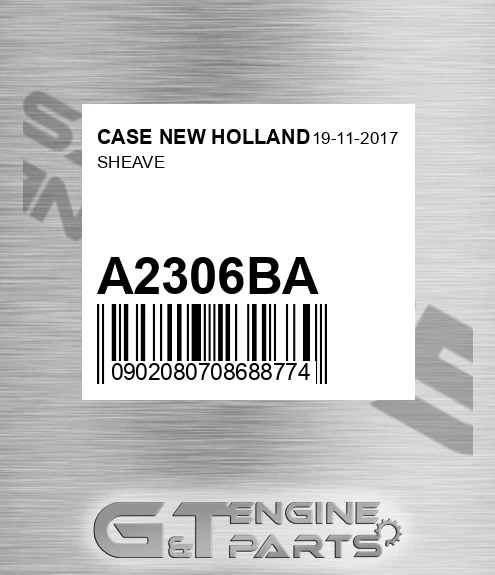 A2306BA Sheave
