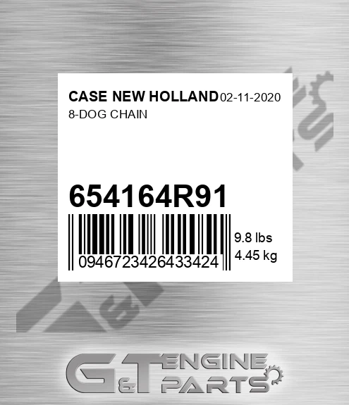 654164R91 8-dog Chain