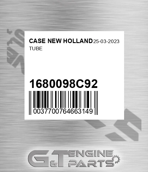 1680098C92 Tube