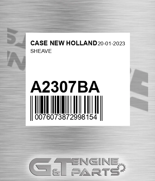 A2307BA Sheave
