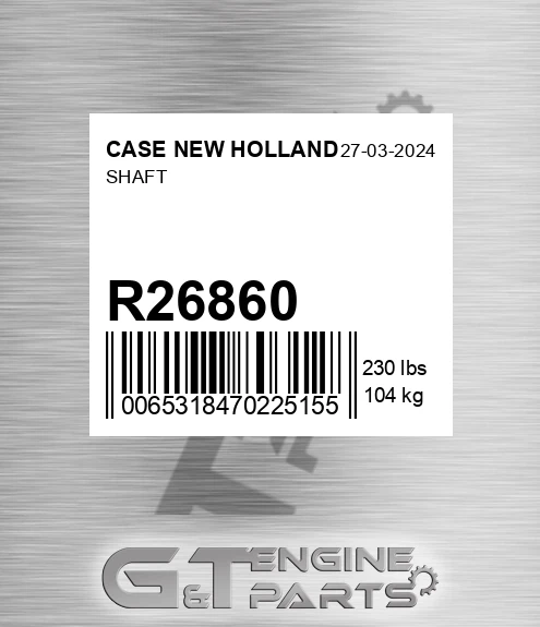 R26860 Shaft