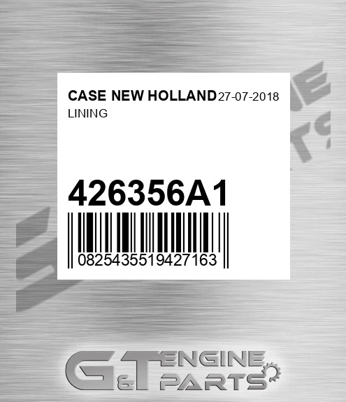 426356A1 Lining for CASE NEW HOLLAND