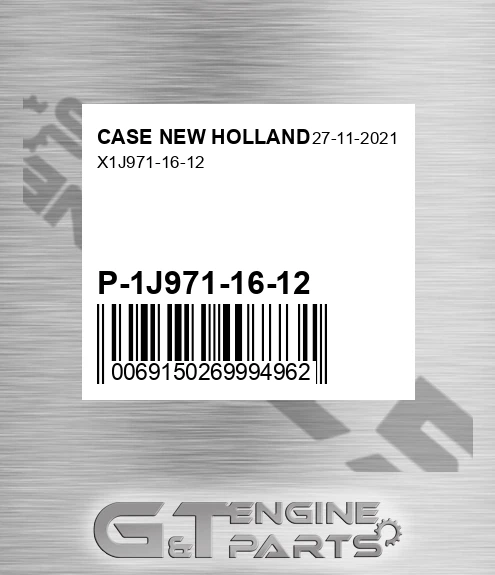 P-1J971-16-12 X1j971-16-12