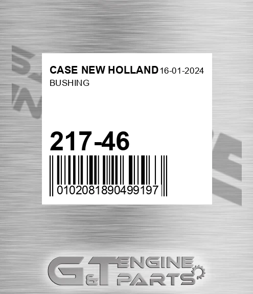 217-46 Bushing for CASE NEW HOLLAND