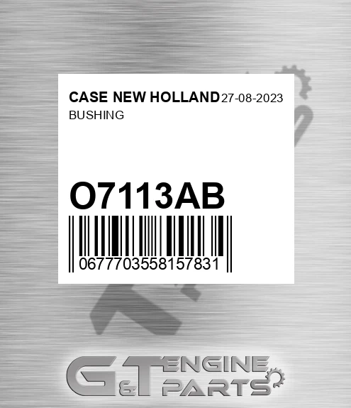 O7113AB CASE NEW HOLLAND Bushing