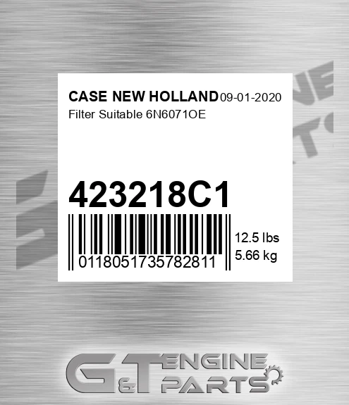 423218C1 Filter Suitable 6n6071oe