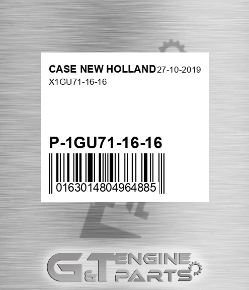 P-1GU71-16-16 X1gu71-16-16
