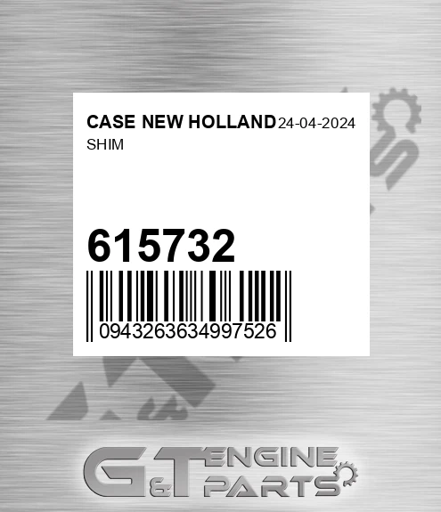 615732 Shim for CASE NEW HOLLAND